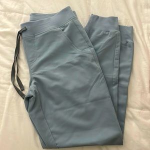 Figs Dusty Blue - Zamora jogger scrub pant - small
